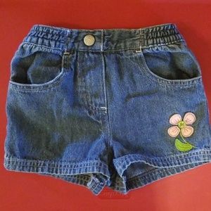 Toddler girls Jean shorts 18M